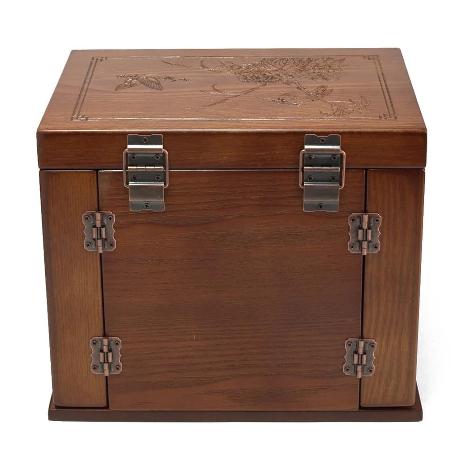 FEECOZ Wooden Jewelry Box for Women, Jewelry Storage Box with Combo Lock for ... | eBay