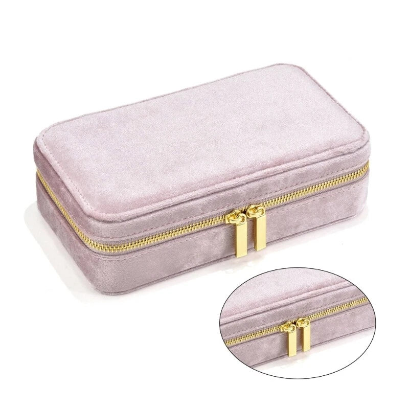 Velvets Jewelry Storage Box Lightweight Rings Holder Jewelry Carrying Case | eBay
