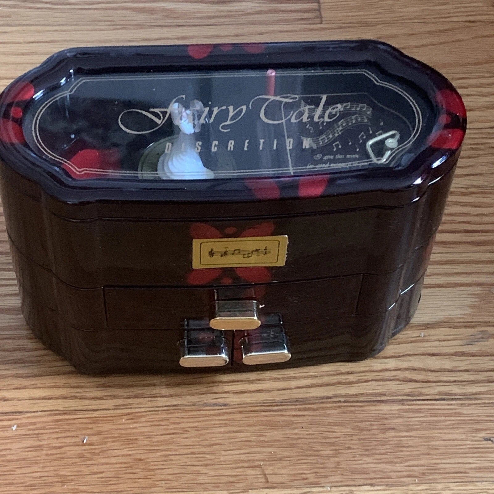 Jewelry Box Organizer Ring Earring Necklace Storage Case Plays Music! | eBay