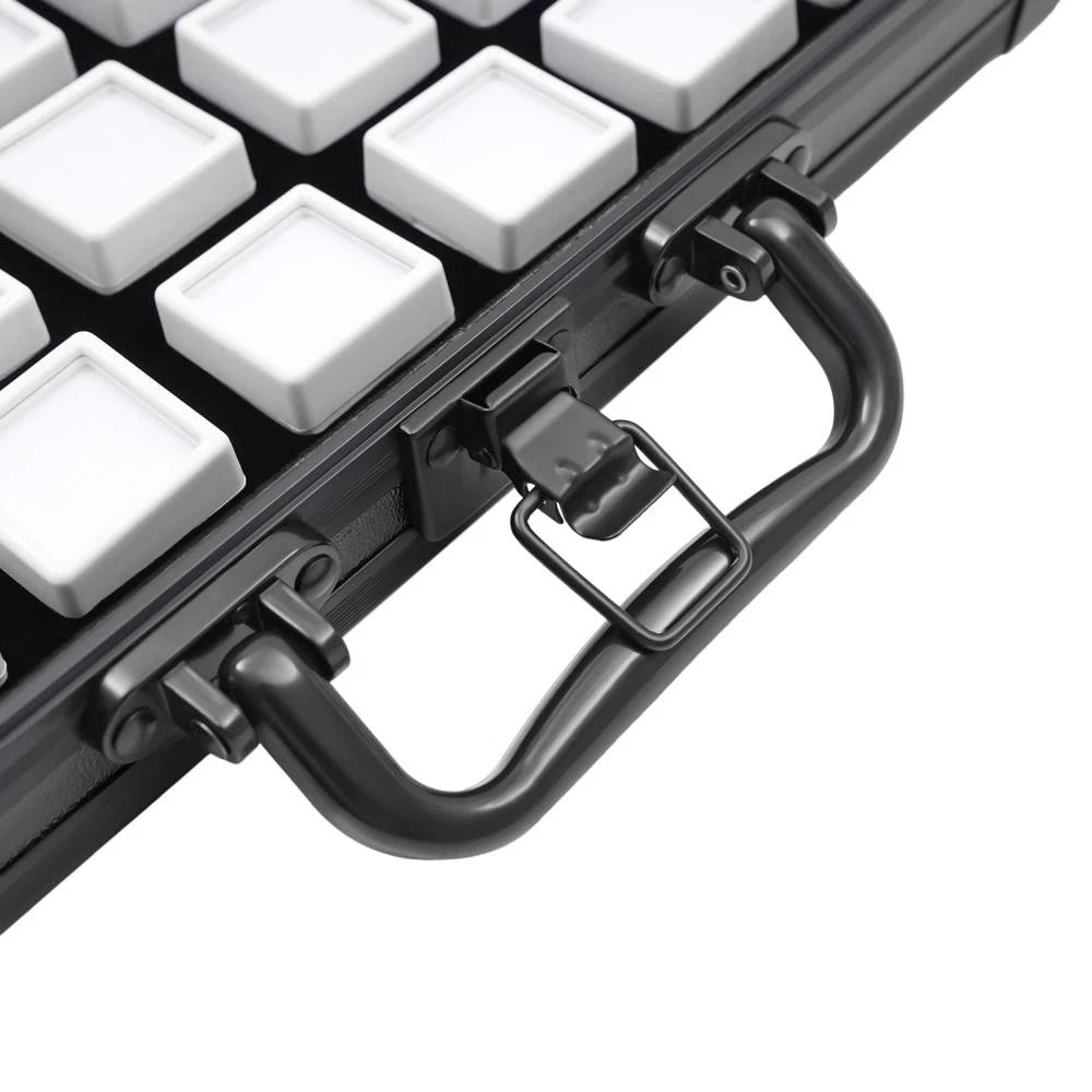 Jewelry Organizer Box for Storage Fits 70 Pieces Square Displays with Aluminum C | eBay