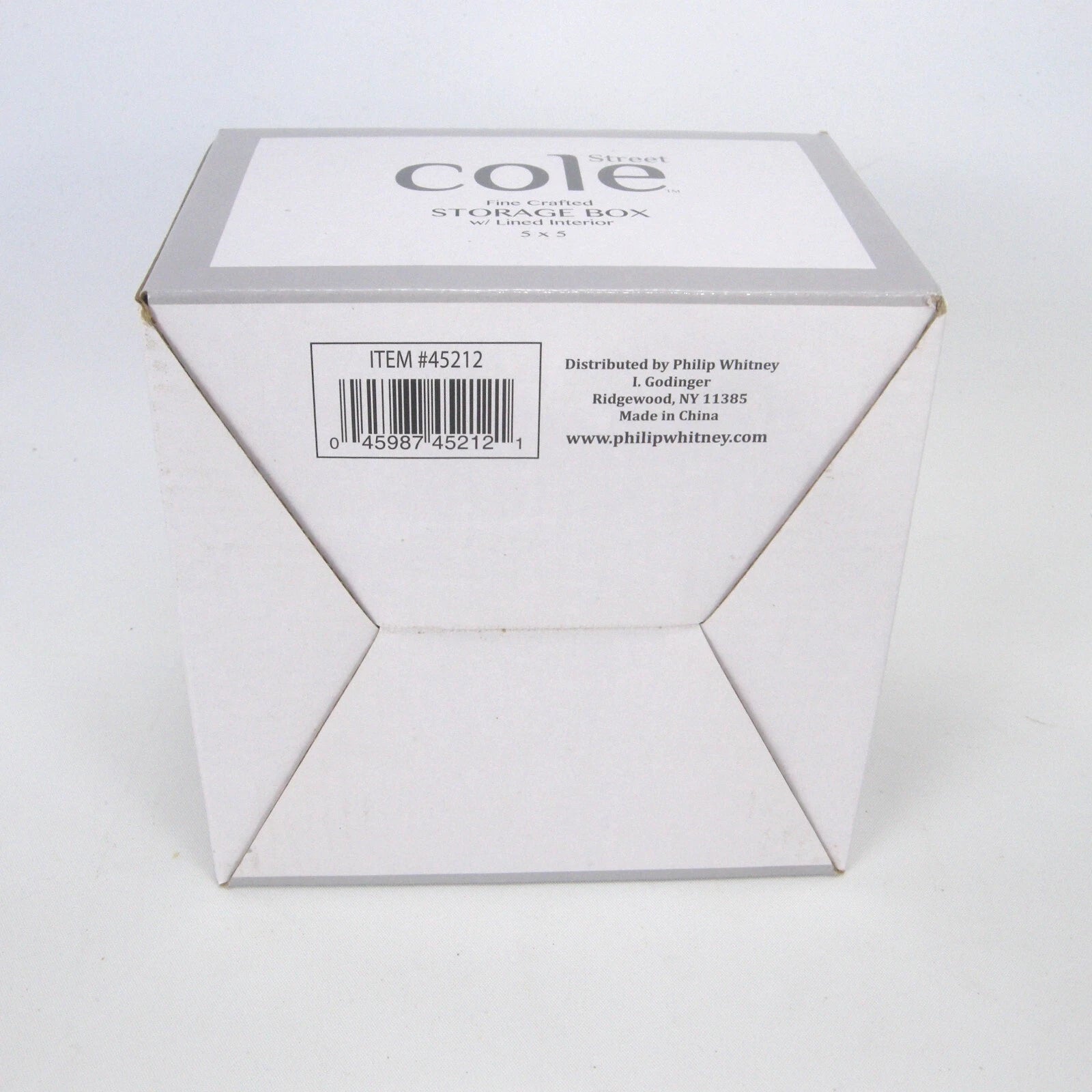 Cole Street Pink Glass Fine Crafted 5" x 5" Storage Jewelry Box Lined Interior | eBay