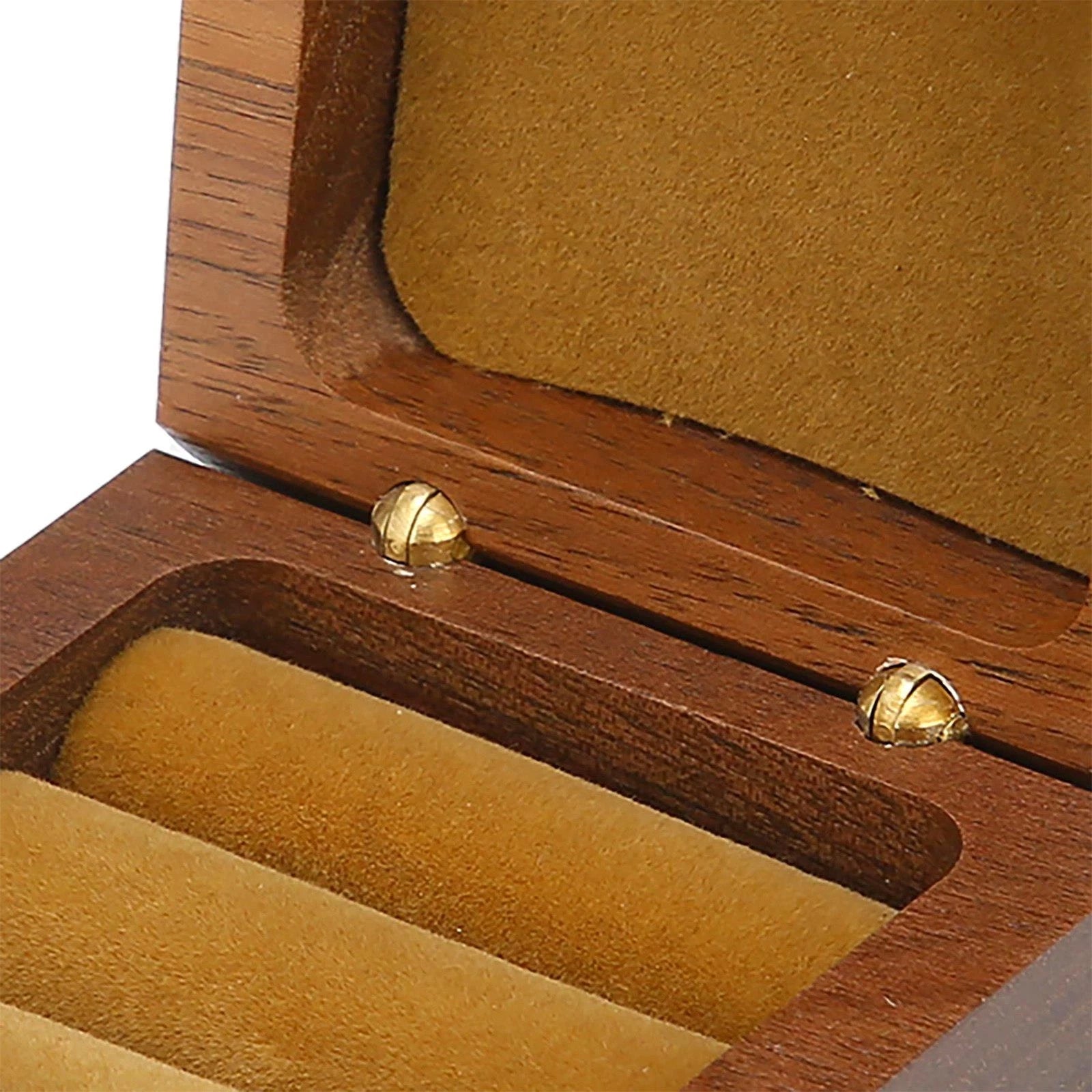 Wooden Box Jewelry Storage Case Organizer for Wedding For Proposal Display | eBay
