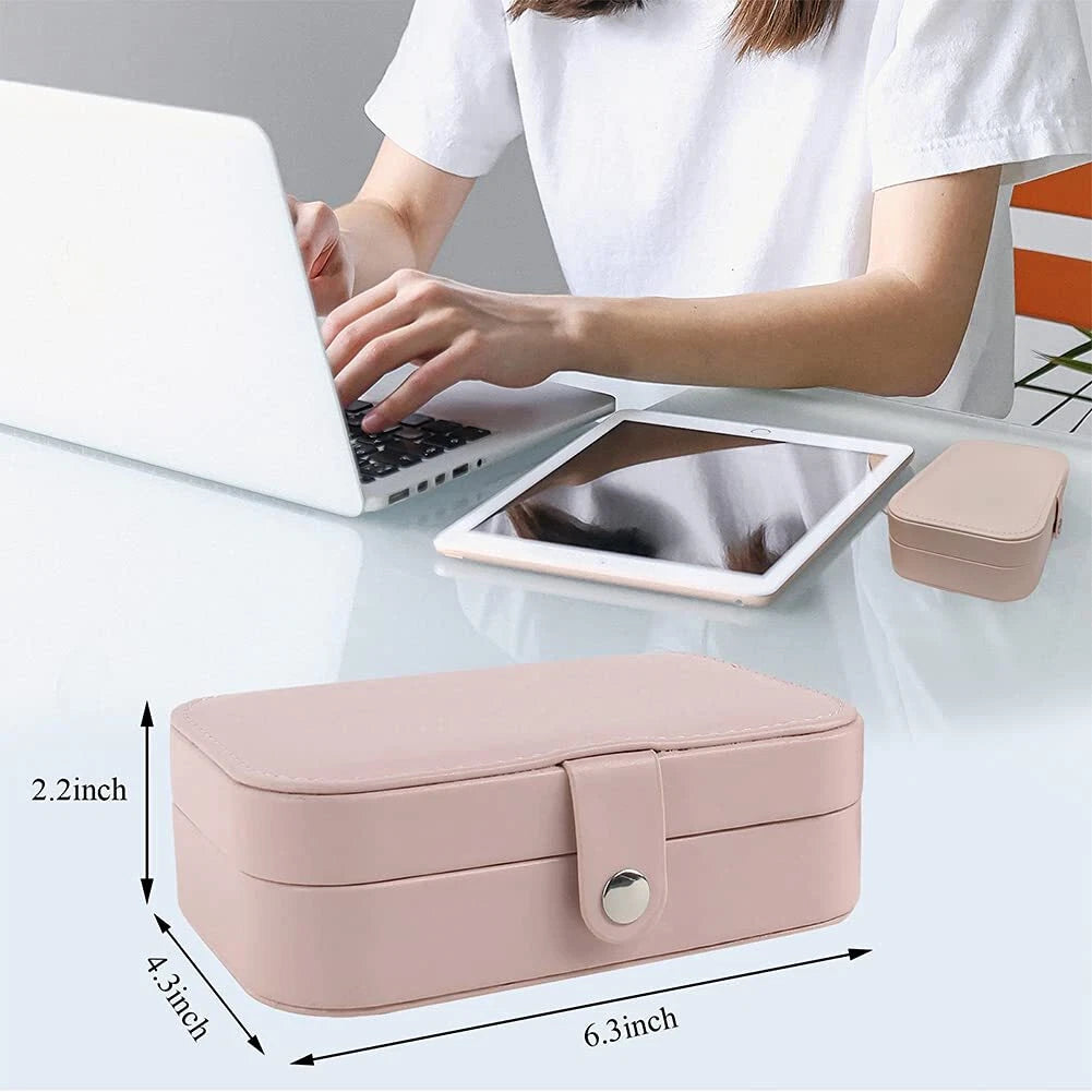 Jewelry Box Lockable Display Case Organizer Drawers | eBay