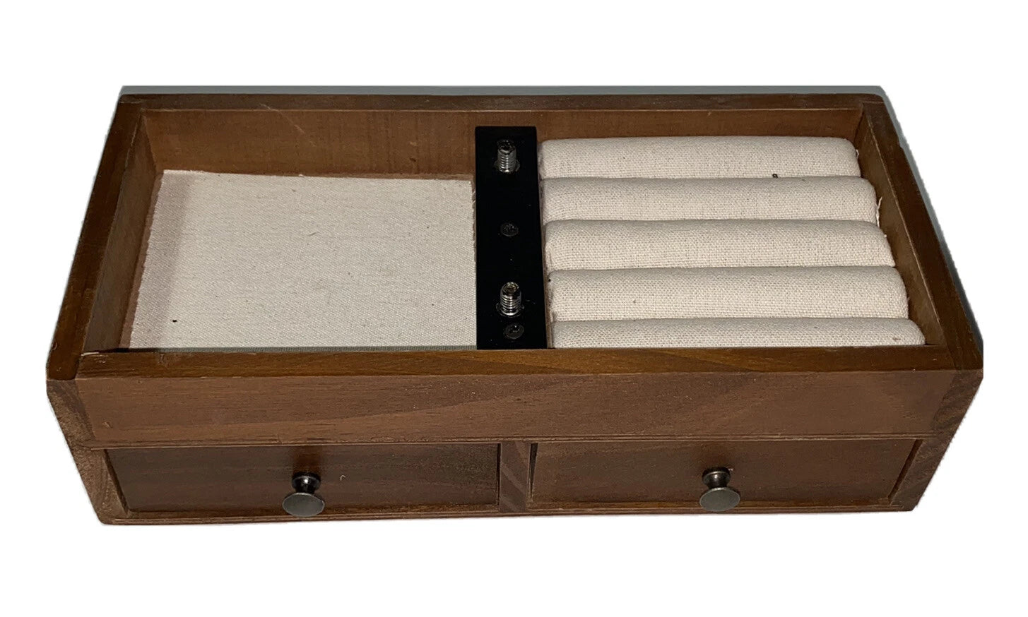 Leoter Home Jewelry Organizer Brown 3 Tier Jewelry Stand Storage Box | eBay