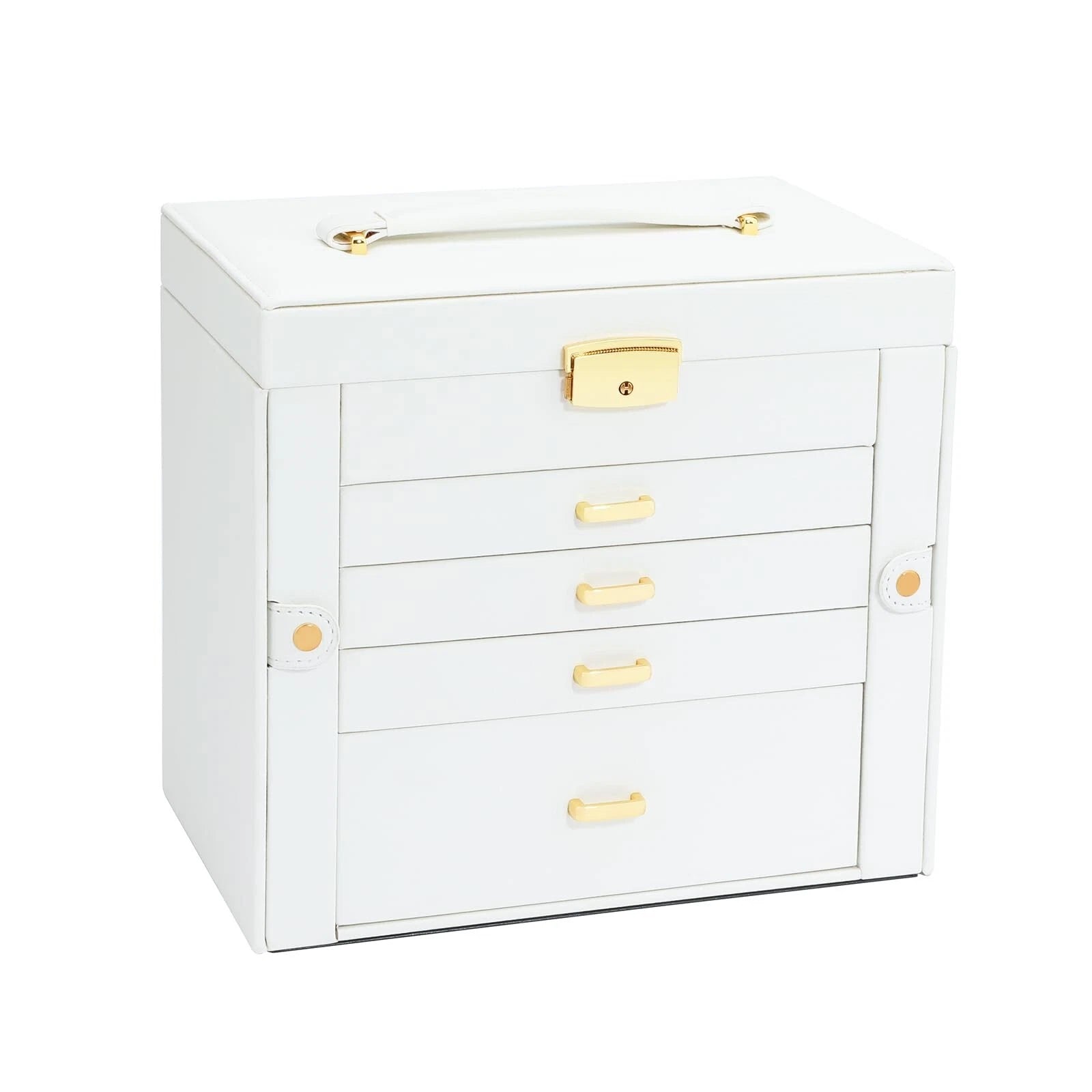 Jewelry Box for Women, 5-Layer Jewelry Organizers Box, Large Jewelry Storage ... | eBay