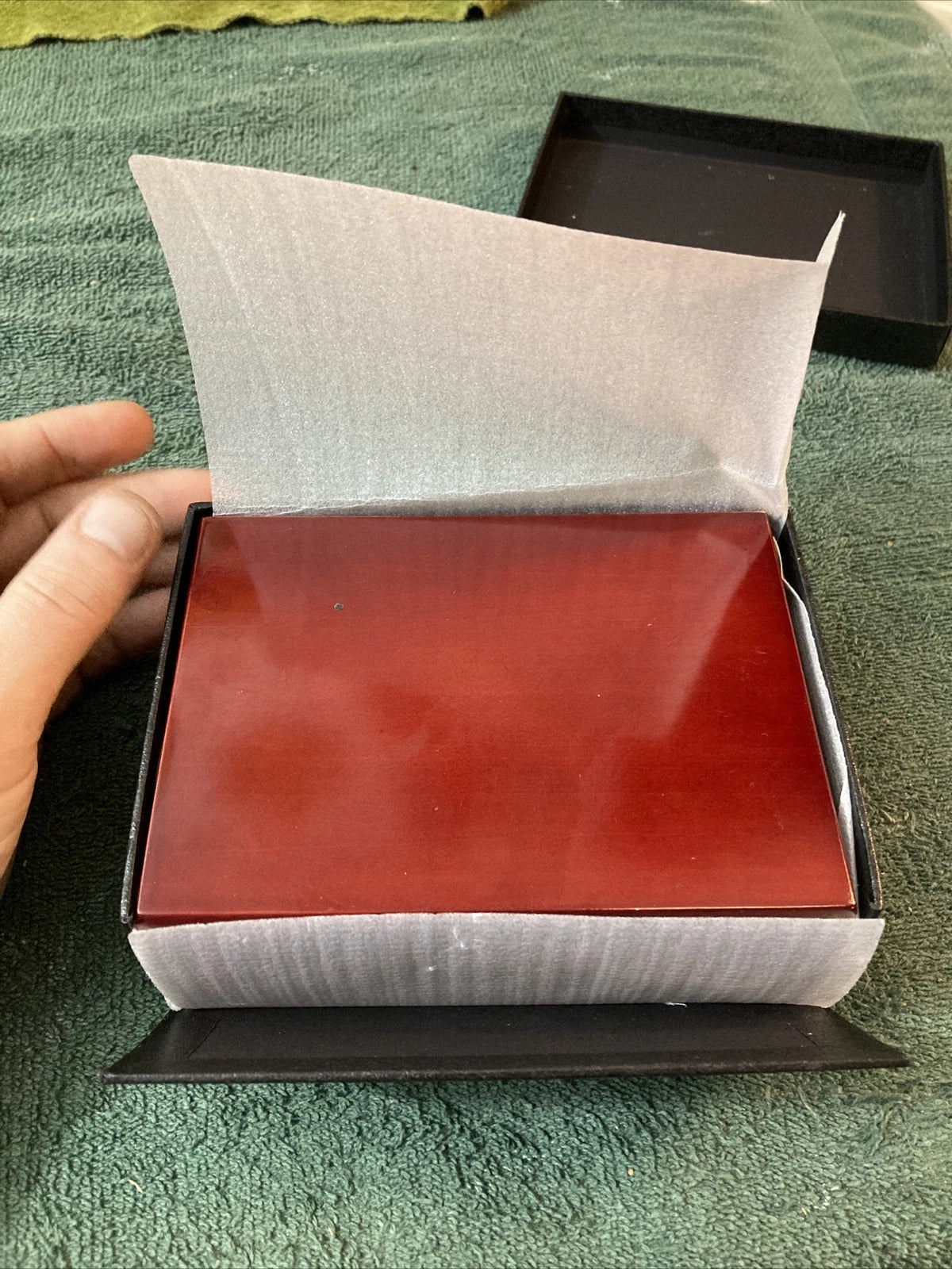 Wood Chest Jewelry Earrings Storage Organizer Gift Box #2 | eBay