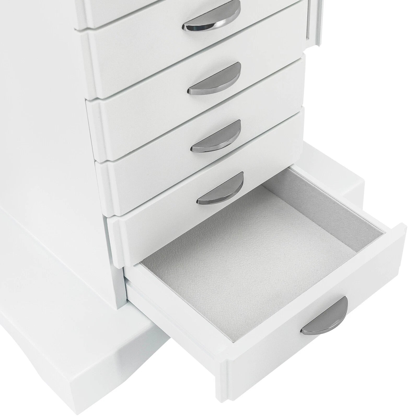 Jewelry Box MDF Ring Jewelry Storage Case Large Organizer w/ Drawer 7 Layers | eBay