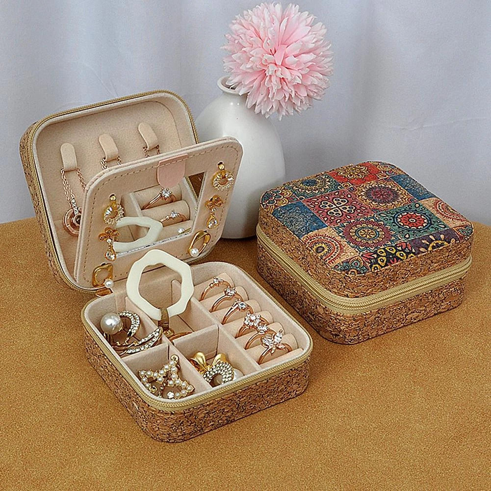 Jewelry Organizer Box, Velvet Jewelry Box with Removable Traya3d81212 | eBay