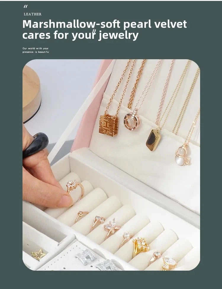 Hot Diamond Shaped Three-layer Lockable Drawer Jewelry Box, Jewelry Storage Box | eBay