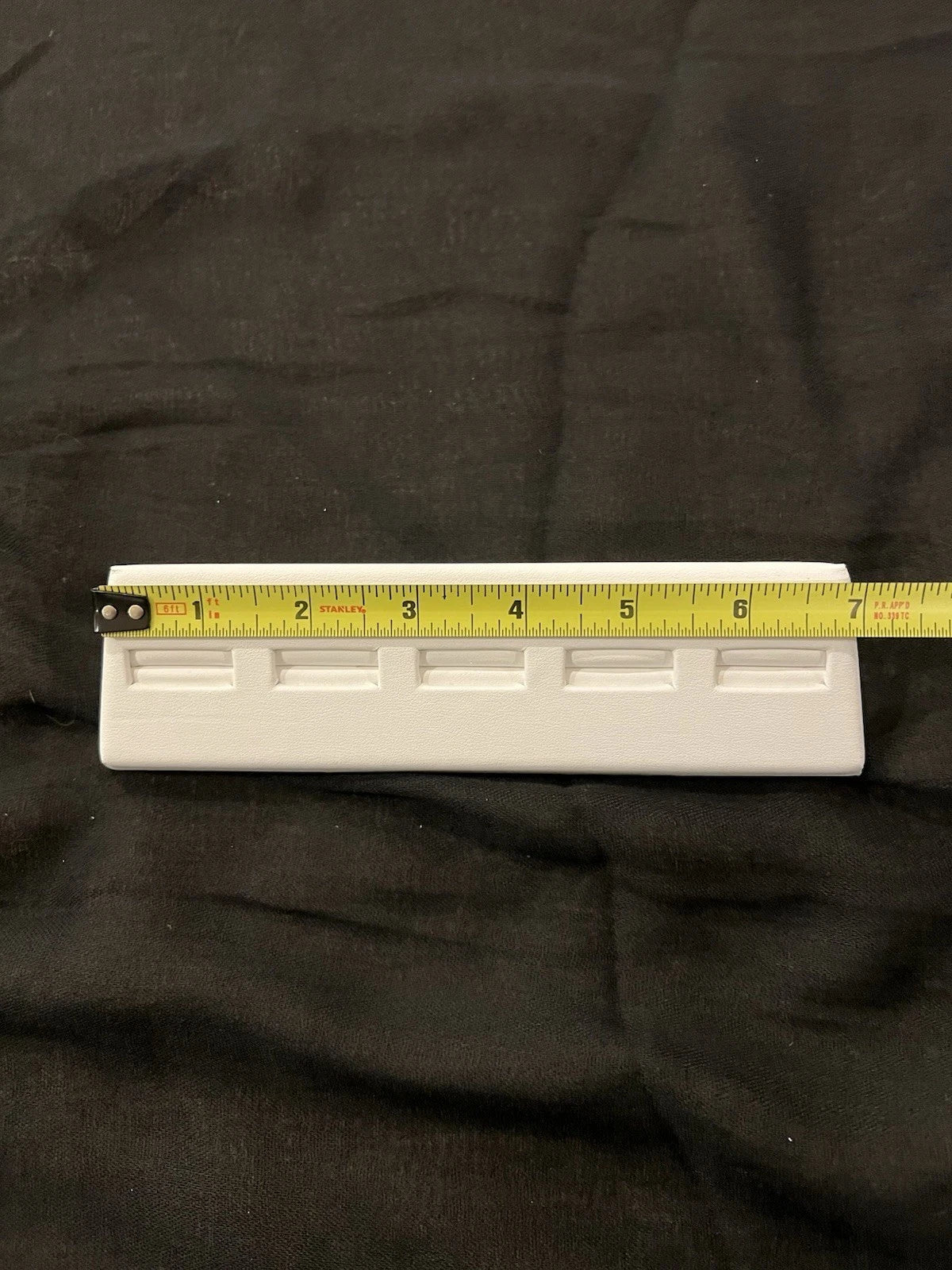 White Leather 5 Ring Tray Jewelry Display | eBay