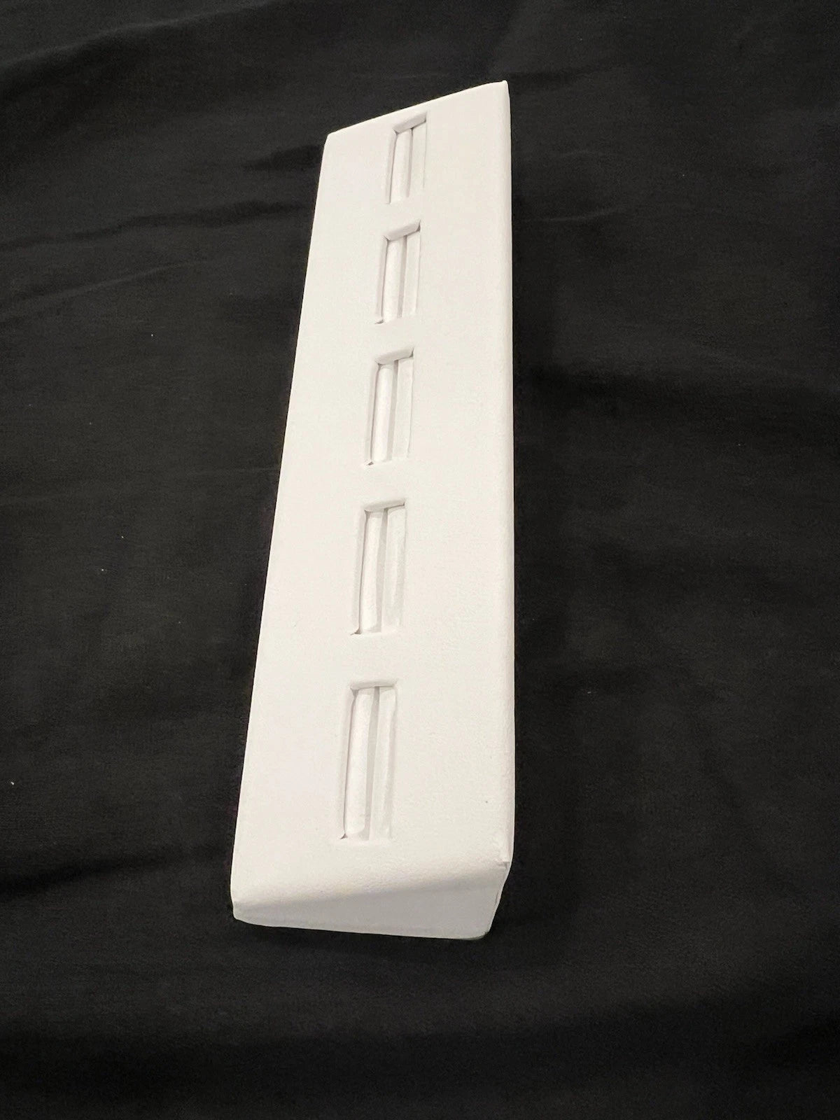 White Leather 5 Ring Tray Jewelry Display | eBay