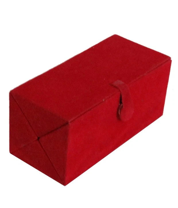 BUNDLE SALE 10 RED RING JEWELRY STORAGE ORGANIZER FOLDER BOX VELVET COATED CASE | eBay