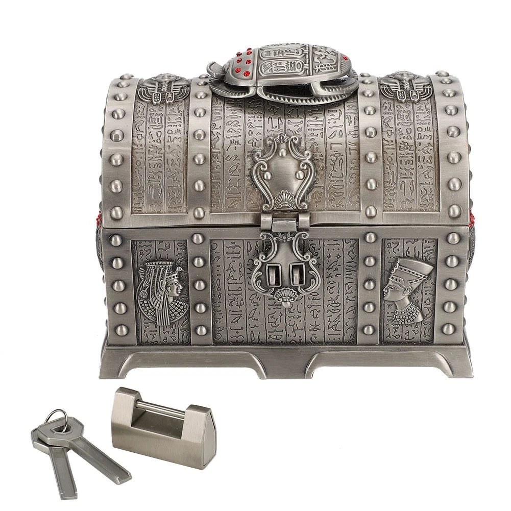 Vintage Style Jewelry Storage Box Delicate Ring Necklace Organizer Case With DGD | eBay