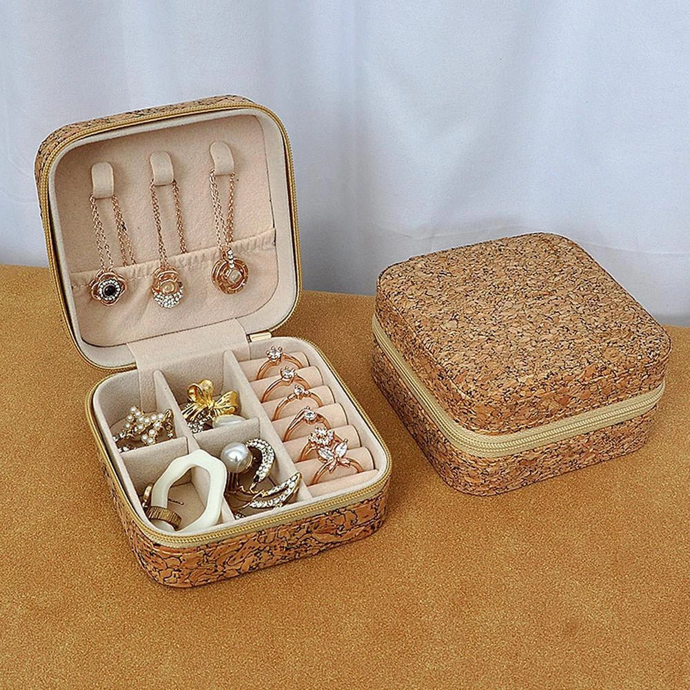 Jewelry Organizer Box, Velvet Jewelry Box with Removable Traya3d81212 | eBay