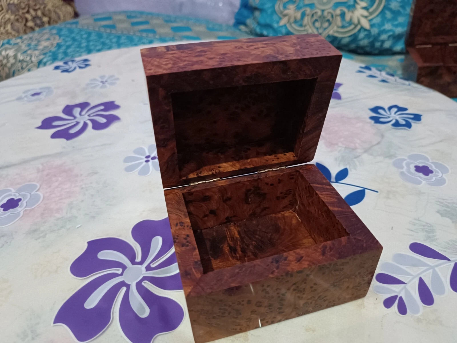 Burl Thuya wood jewelry box organizer ,Keepsake,gift | eBay