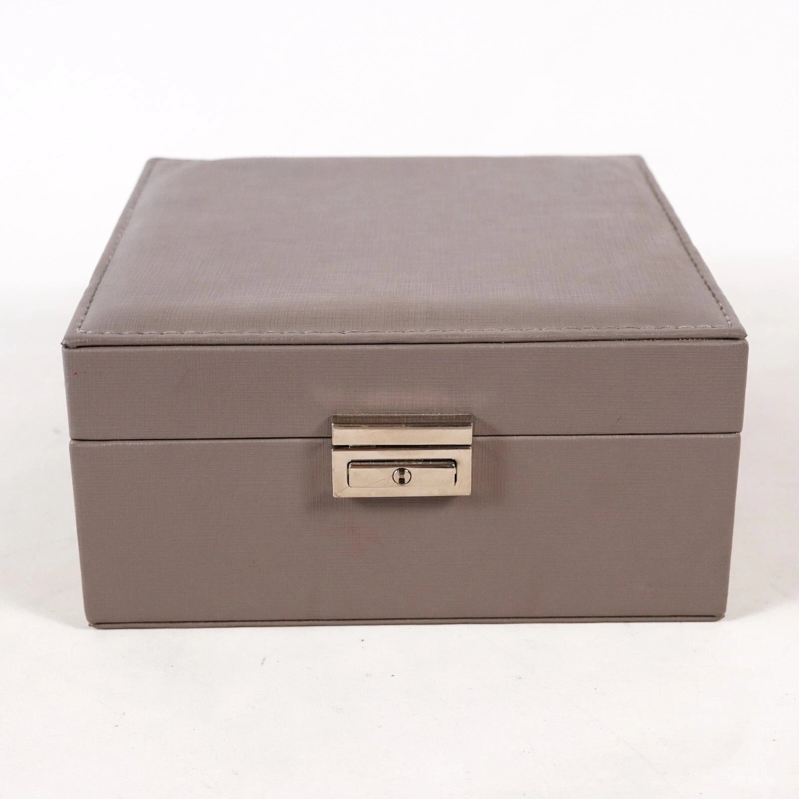 Jewelry Box Organizer Ring Necklace Brooch Storage Container Holder Case Gray | eBay