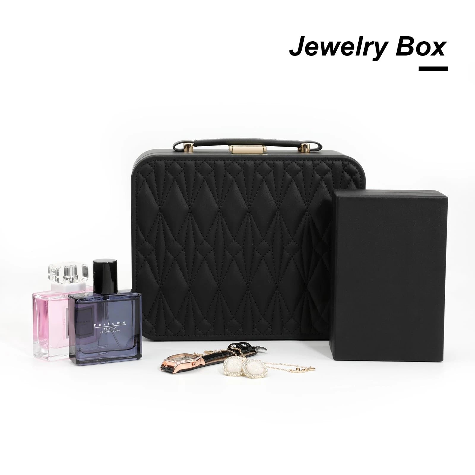 V-LAFUY Jewelry Box for Women Travel Jewelry Organizer Case with Jewelry Tray. | eBay