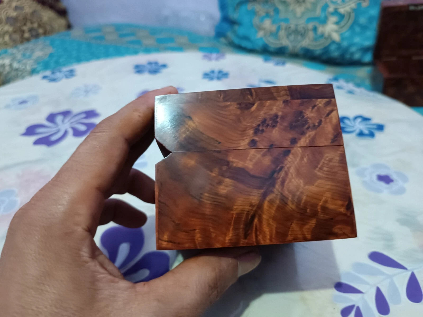 Burl Thuya wood jewelry box organizer ,Keepsake,gift | eBay