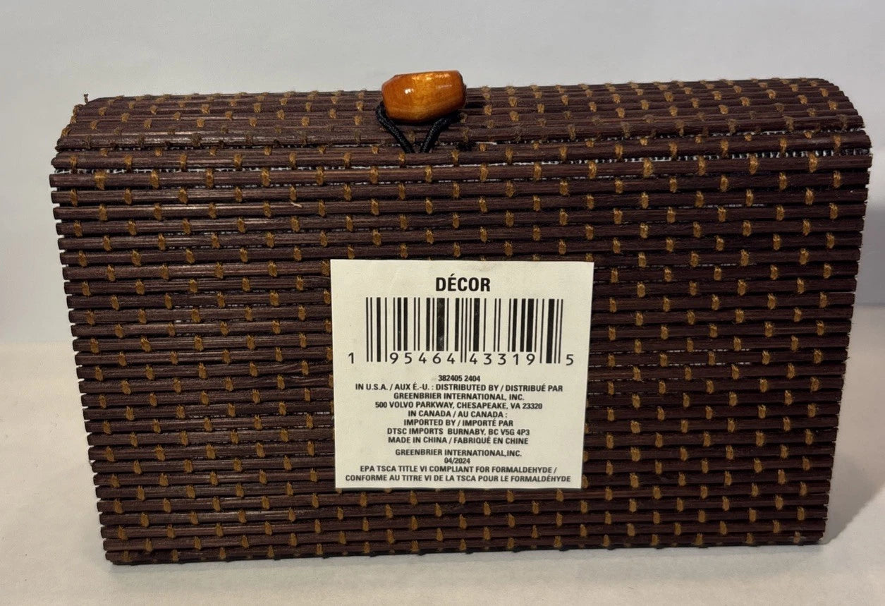 Greenbrier Woodlike Jewelry Box 6x4x2” BRANDNEW 24HOUR SHIPPING | eBay