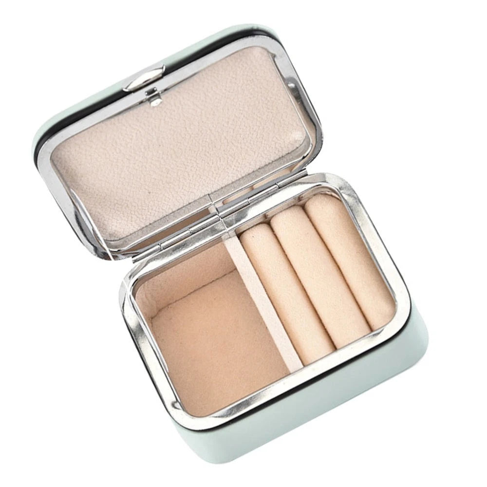 Portable Jewelry Box Jewlery Organizers Earring Storage Case | eBay