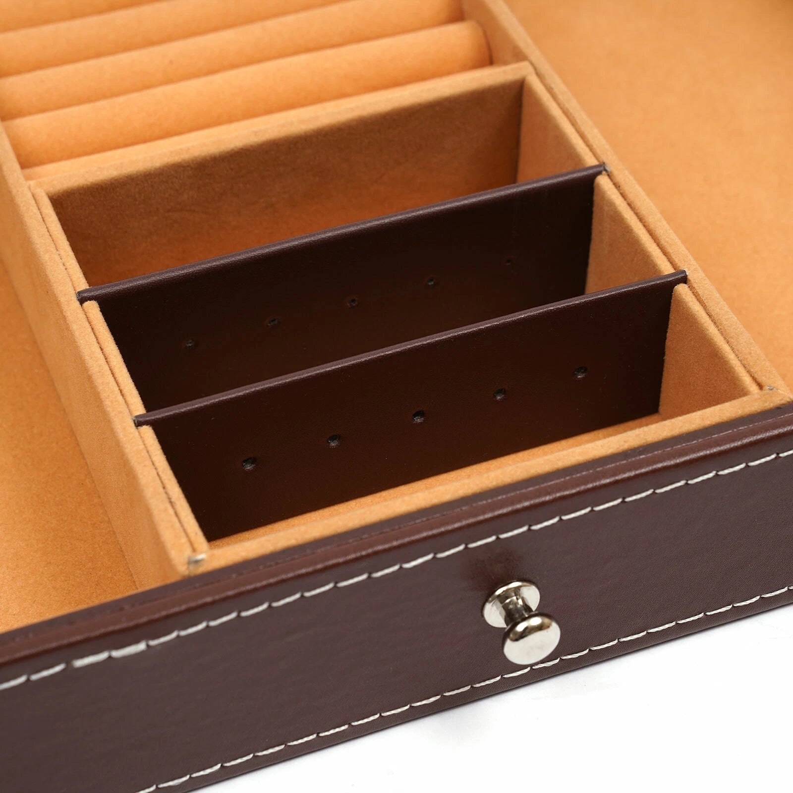 Mens Watch Box Case Organizer 12 Slots Watches Holder Jewelry Storage Display US | eBay