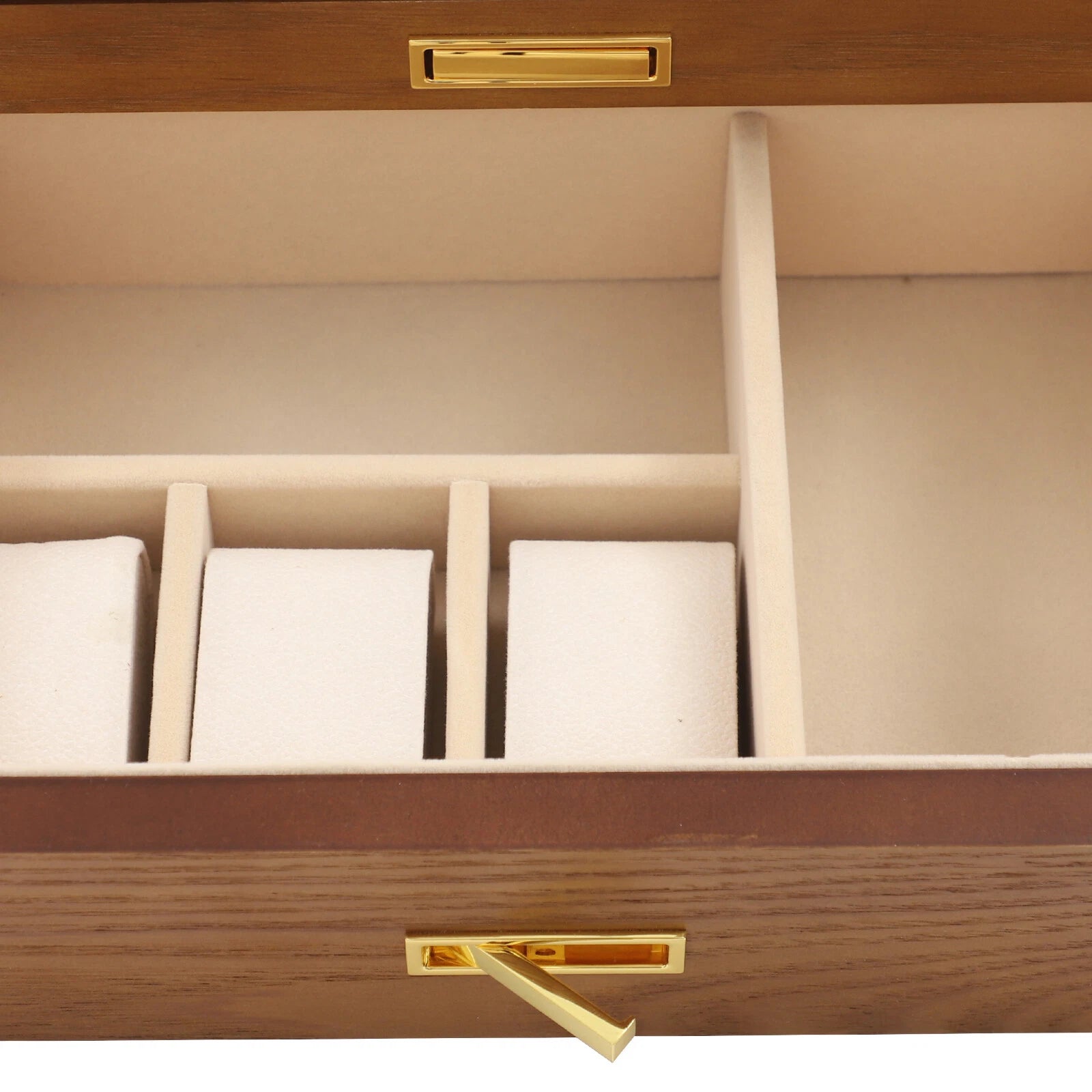 Retro Jewelry Organizer 3 Layers Rings Necklaces Bracelet Display Cabinet Box | eBay