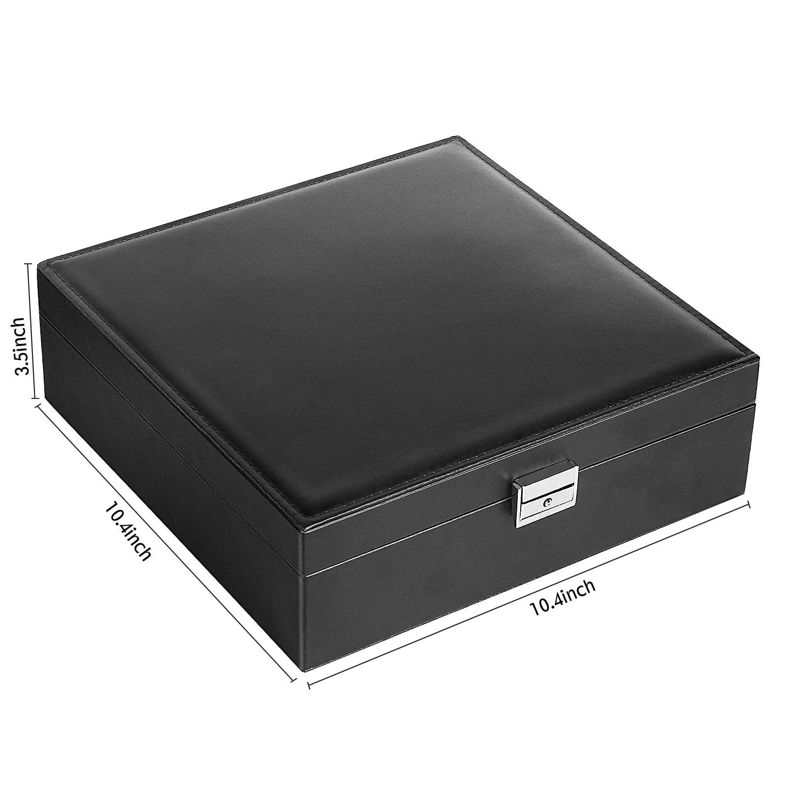 Jewelry Box, Jewelry Boxes for Women & Men with PU Leather, 2 Layer Large Jew... | eBay