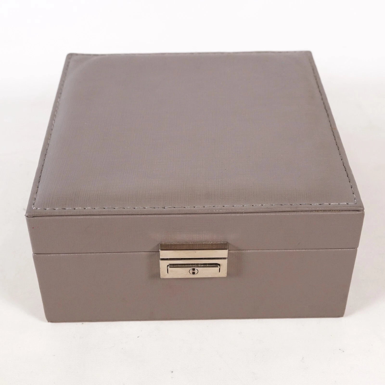 Jewelry Box Organizer Ring Necklace Brooch Storage Container Holder Case Gray | eBay