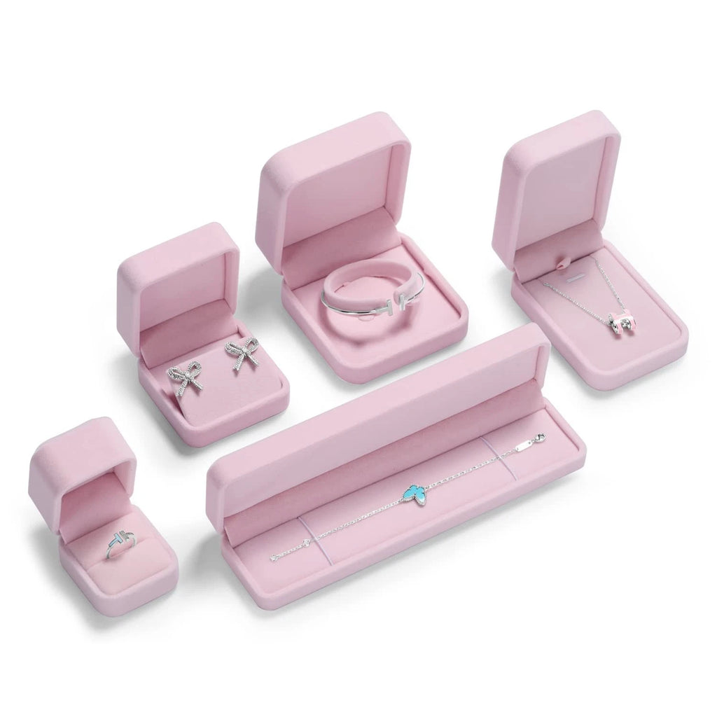 Pink Velvet Bangle/bracelet Gift Box Jewelry Storage Box Accessories Case | eBay