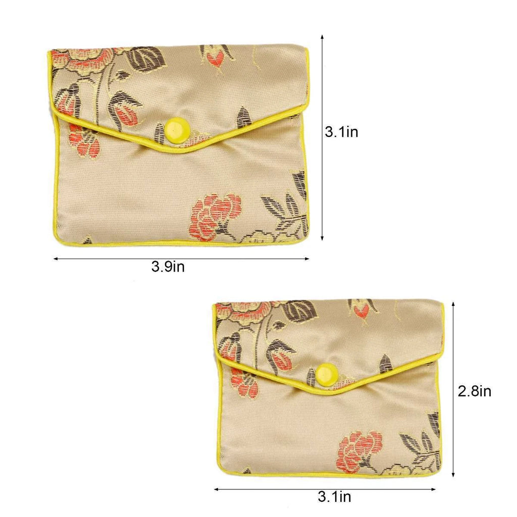 12pcs Jewelry Storage Bags Silk Chinese Tradition Pouch Purse Jewels Organizer | eBay