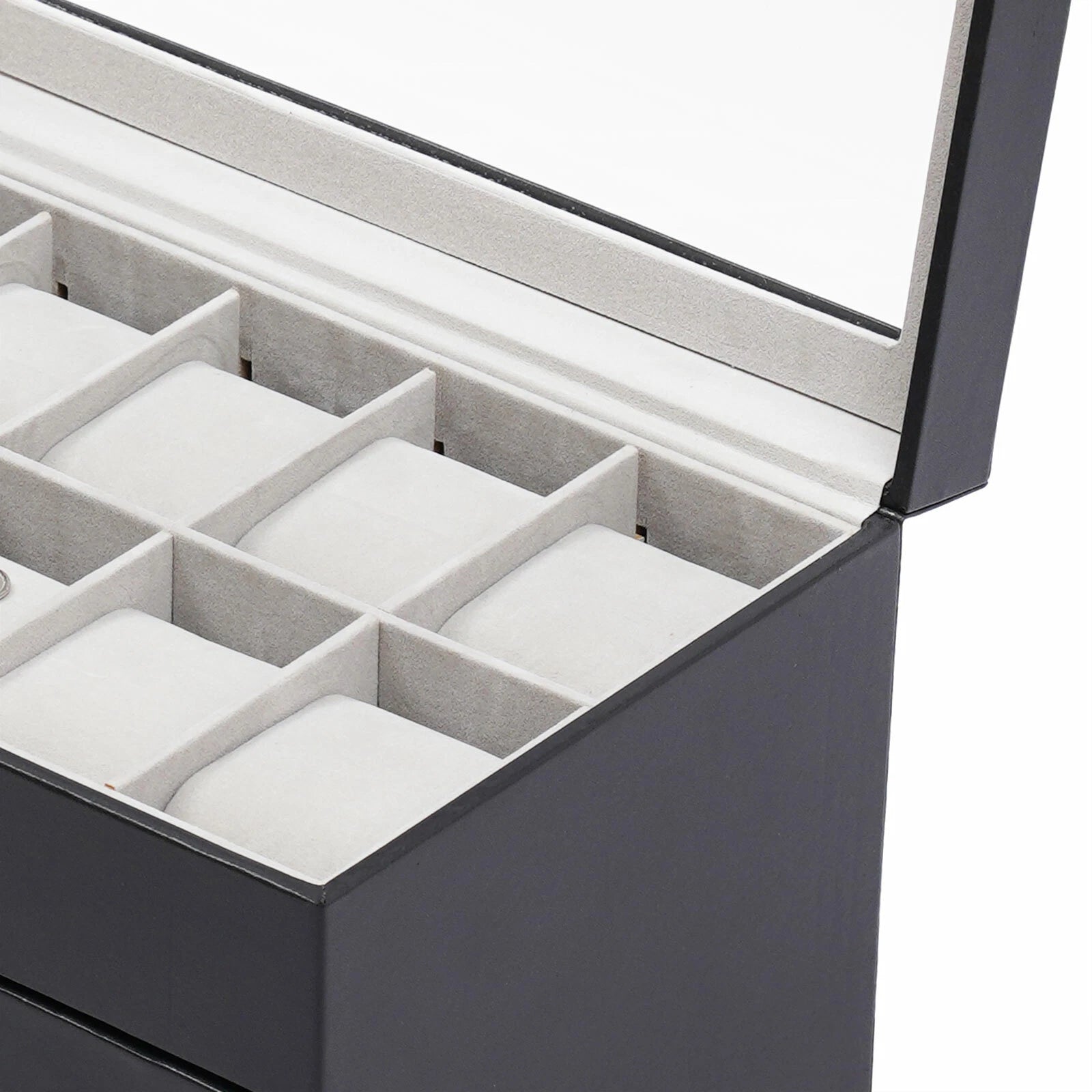 3 Layer Watch Sunglasses Jewelry Display Box Drawer Metal Buckle Organizer Box | eBay
