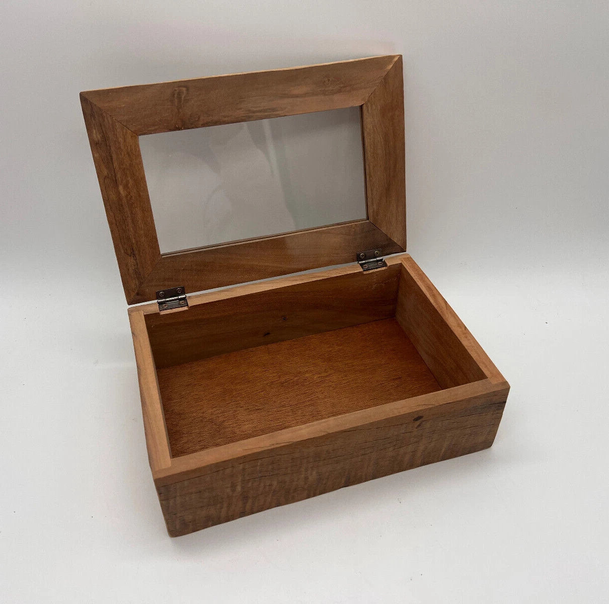 Barnwood Weathered Style Jewelry Box / Tea Box - 8 1/4" l x 5 1/2" w x 2 3/4" h | eBay