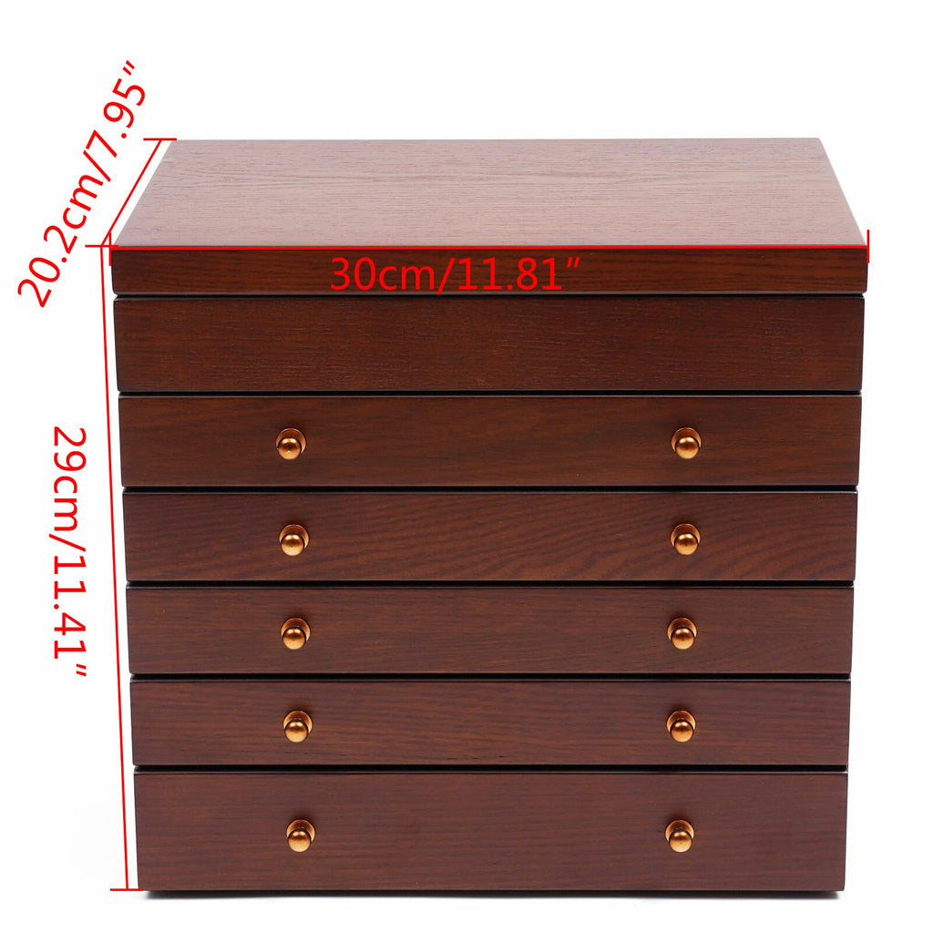 Jewelry Box, Jewelry Organizer, 6-tier Jewelry Box for Bedroom | eBay