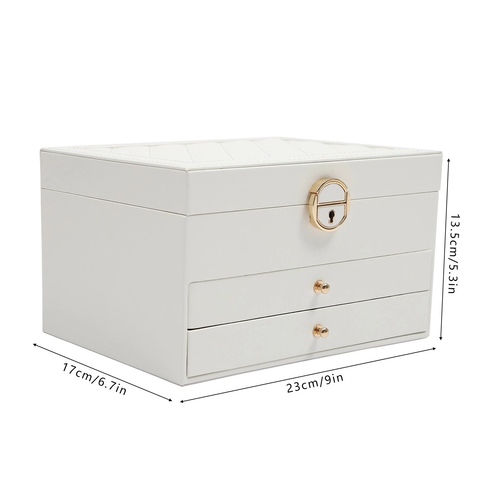 3 Tier Watch Box Jewelry Organizer Case Holder Bracelet Display Case with Drawer | eBay