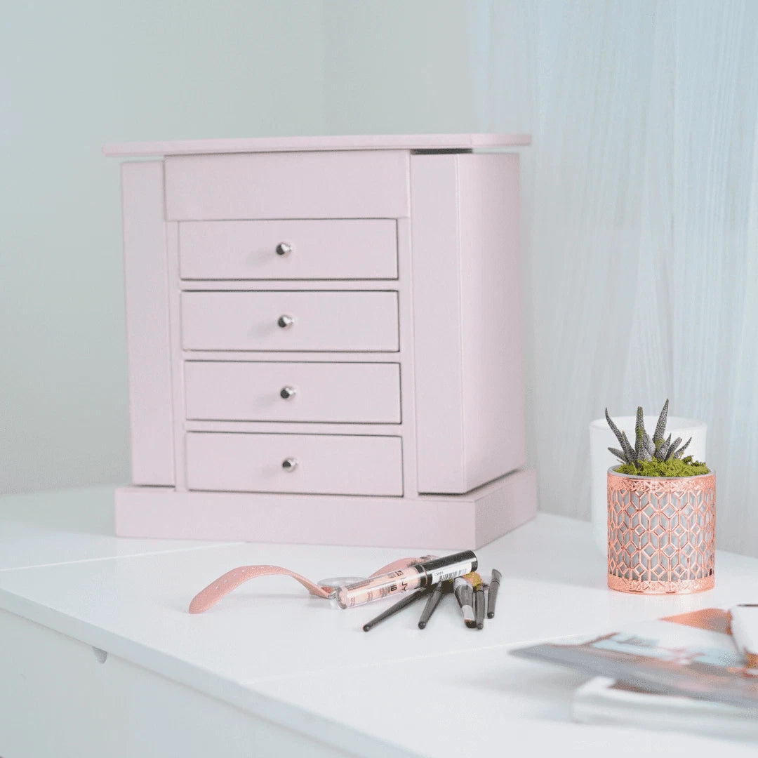 Women's Jewelry Storage Box, Blush | eBay