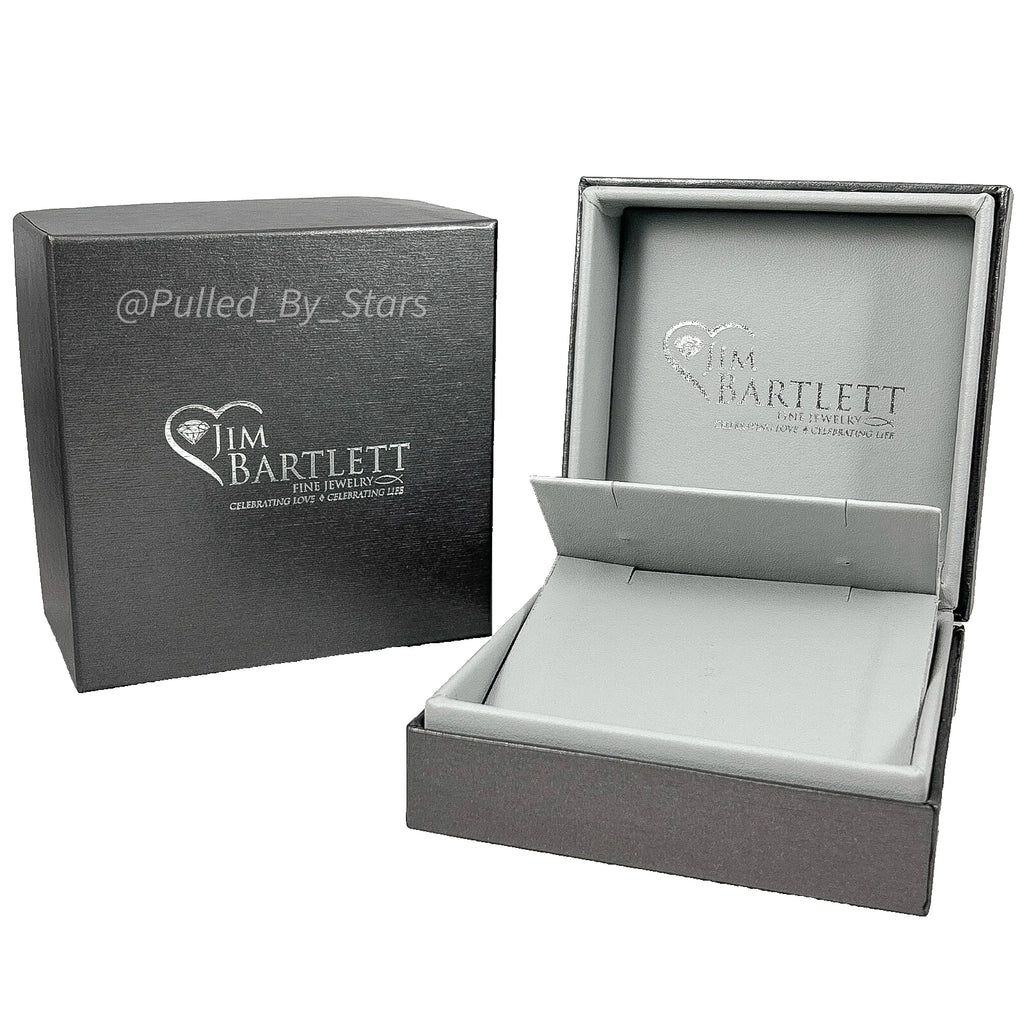 Boutique Jewelers Sleek Metallic Pewter Necklace/Earrings Gift Presentation Box | eBay