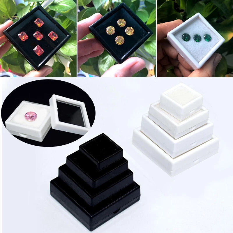 Gift Box Display Box Jewelry Box Plastic Storage Box Jewelry Holder 3/4/5/6cm | eBay