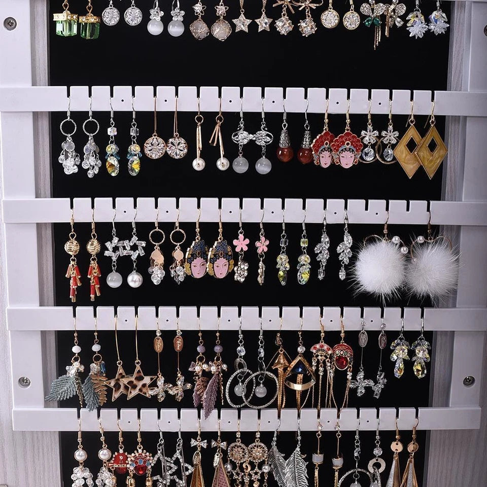 Wall or Door Mount Storage Cabinet with Full-Length Frameless Lockable Storage | eBay