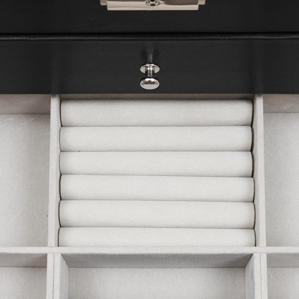 3 Layer Watch Sunglasses Jewelry Display Box Drawer Metal Buckle Organizer Box | eBay