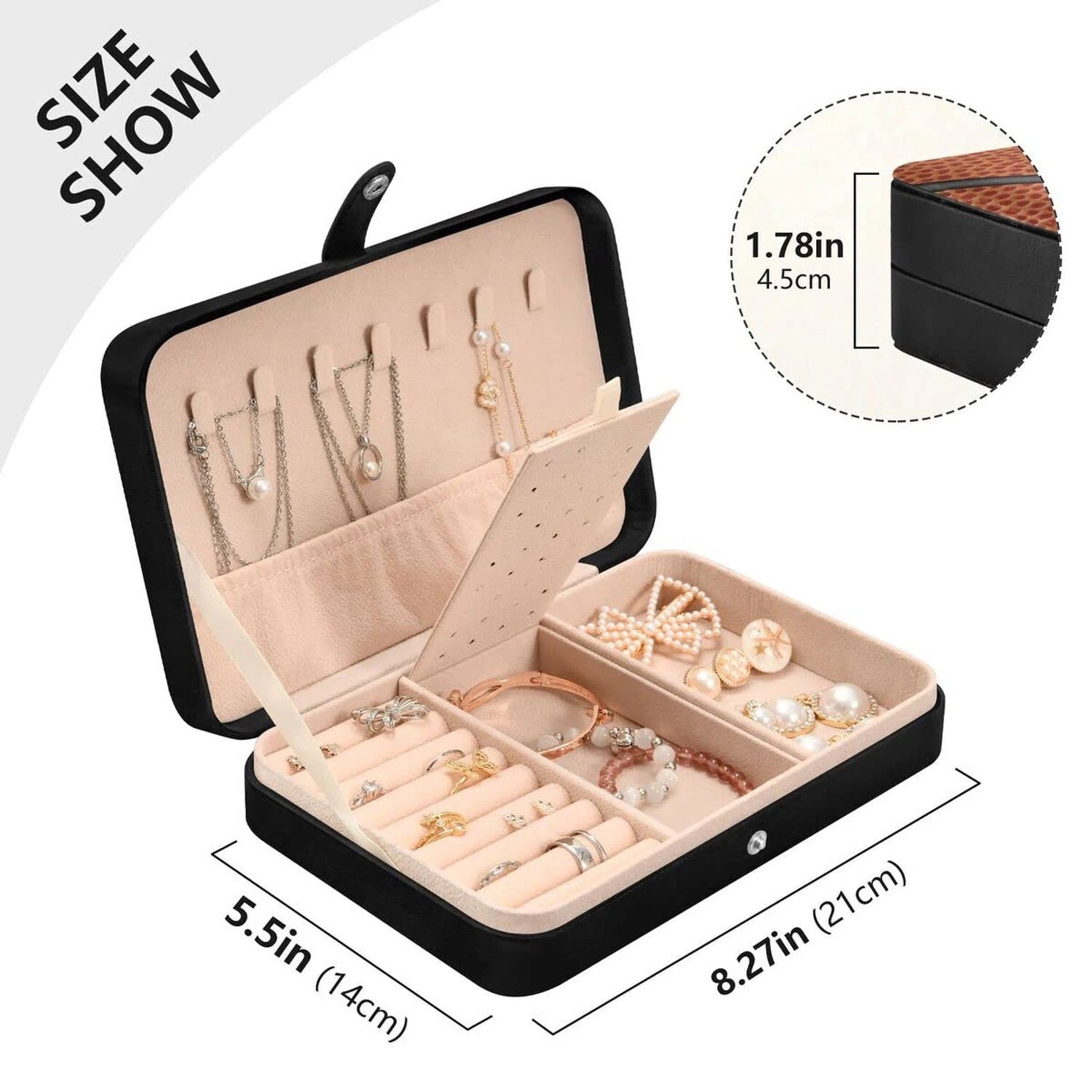 Leather Jewelry Box Jewelry Case Storage Box Basketball For Rings Earrings Ne... | eBay