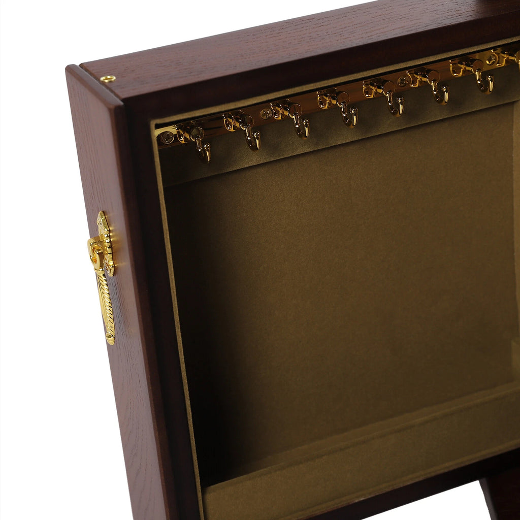 5 - Layer Jewelry Box 4 Drawers Wooden Large For Wowen W/ Mirror Organizer Box | eBay