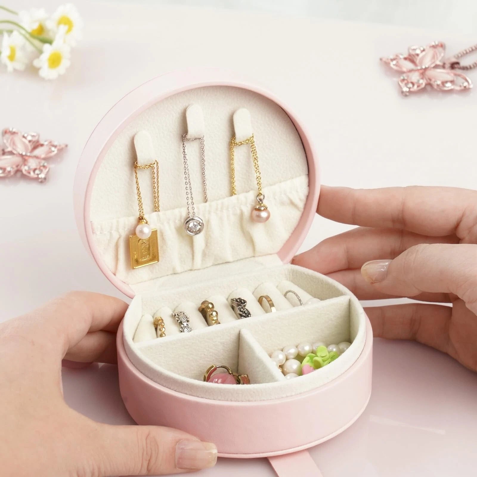 Bemaystar Jewelry Box - Compact and Portable Organizer, A Delightful Gift for... | eBay