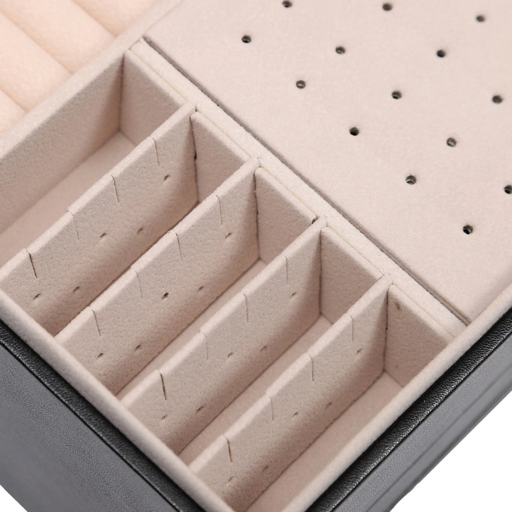 PU Watch Storage Box with Drawer Jewelry Organizer Watch Holder Display Case | eBay