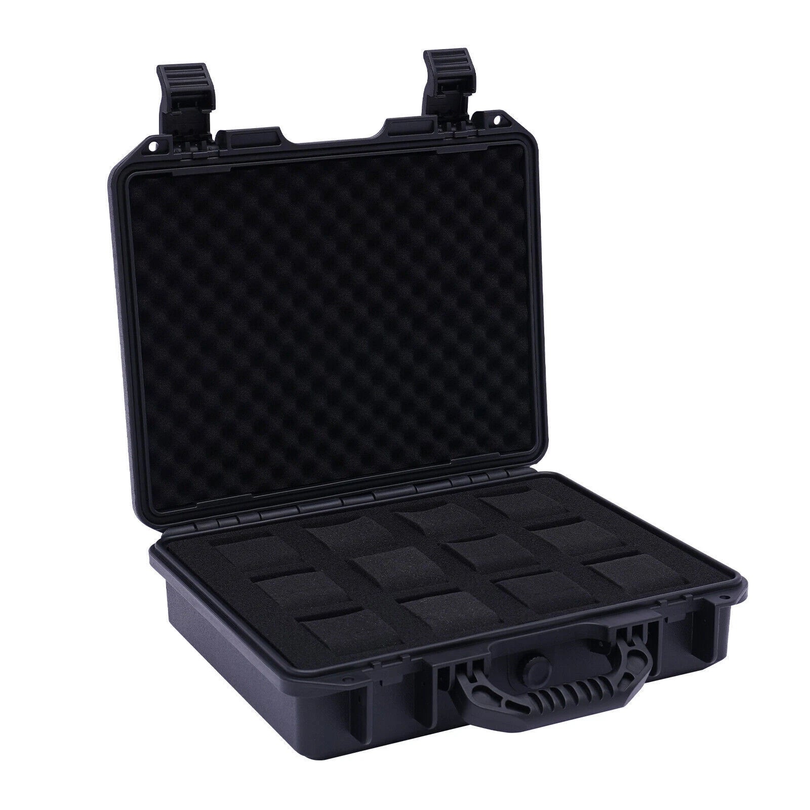 12-Slot Watch Travel Case Hard Shell Protection Organizer Jewelry Storage Box | eBay
