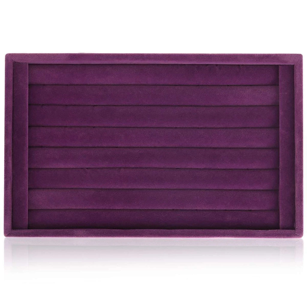 Jewelry Ring Display Organizer Case Holder Earring Storage Tray Velvet show Box | eBay