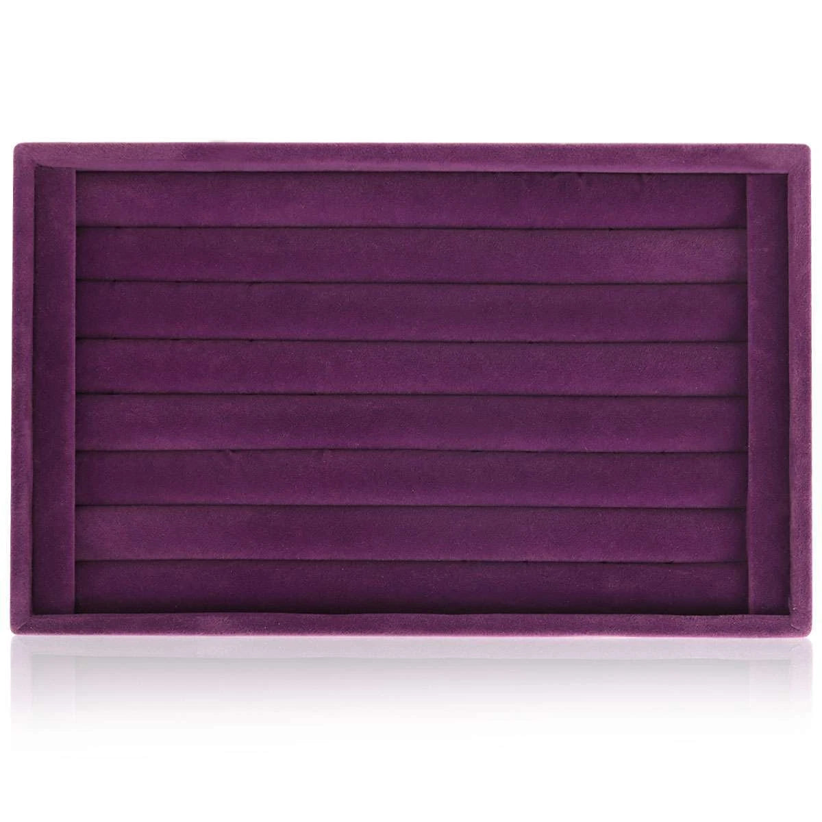 Jewelry Ring Display Organizer Case Holder Earring Storage Tray Velvet show Box | eBay