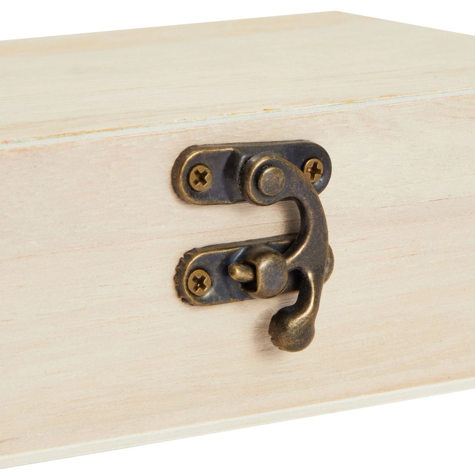 6-Pack Unfinished Wooden Boxes for Crafts with Hinged Lids and Clasps, 6x4x2 In 843128138459| eBay