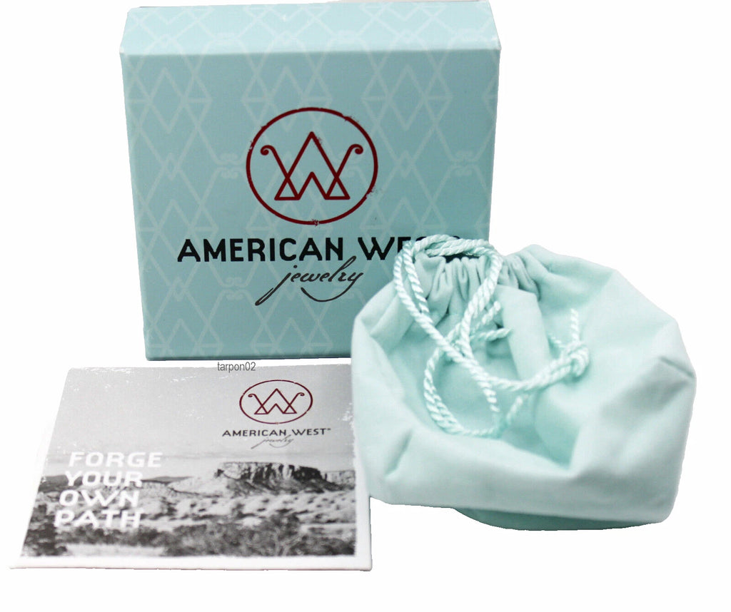 Carolyn Pollack American West Signature Jewelry Gift Box+Velvet Pouch+Roman Card | eBay
