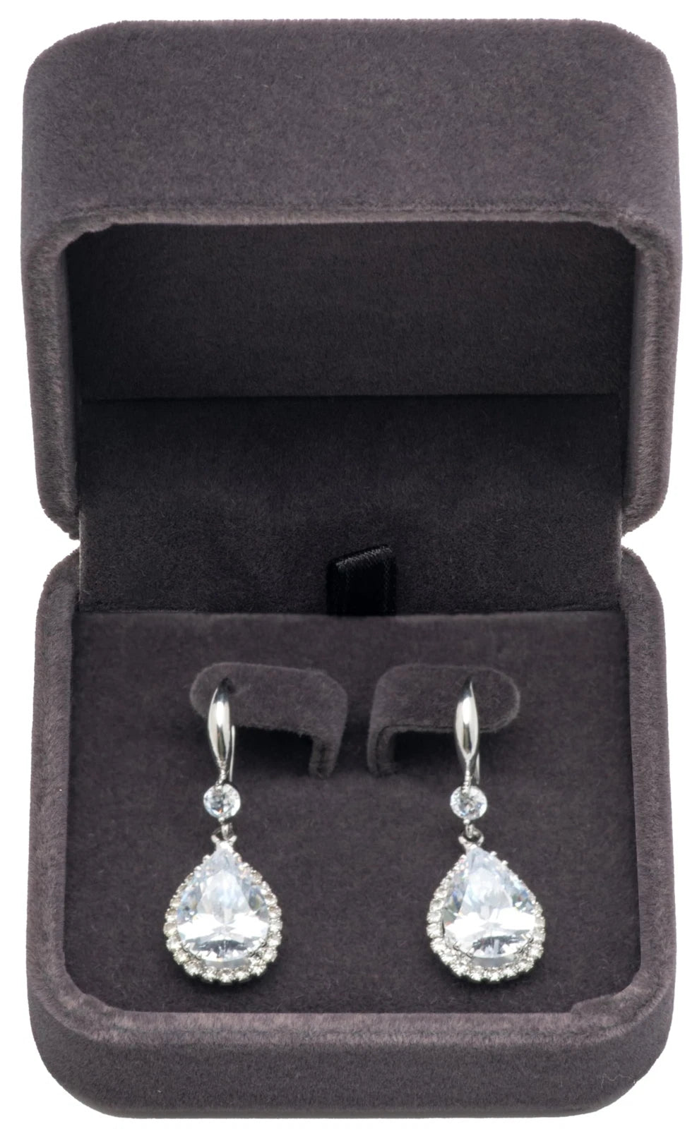 Velvet Earring Gift Boxes Jewelry Box Storage Case for Women (Dark Grey) | eBay
