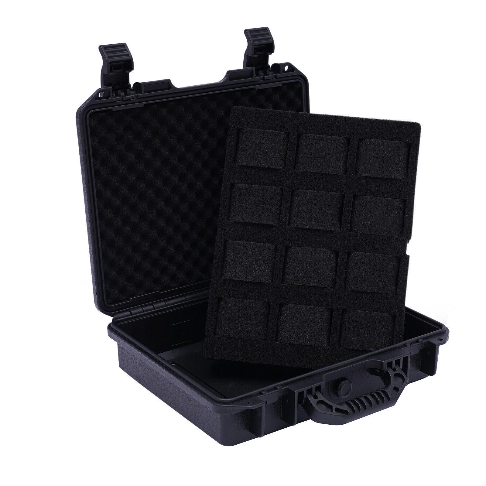 12-Slot Watch Travel Case Hard Shell Protection Organizer Jewelry Storage Box | eBay